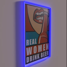 Charger l&#39;image dans la galerie, Quirky decor for beer-loving women with a playful neon twist.