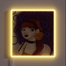 Charger l&#39;image dans la galerie, Eye-catching Neon Sign Featuring Vibrant Colors and Fanciful Bubble Theme.