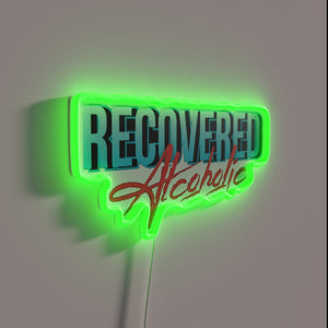 Hope and Recovery Motivational Neon Sign for Overcoming Addiction Struggles