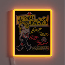 Charger l&#39;image dans la galerie, Vibrant RGB Neon Sign for Red Hot Pussy Liquors Bar Decor