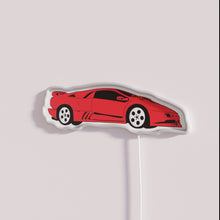 Charger l&#39;image dans la galerie, Eye-catching Neon Wall Sign Decor with Vibrant Red Lamborghini Diablo Logo