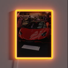 Charger l&#39;image dans la galerie, Vibrant Red Lamborghini Inspired Neon Sign with Color-Changing LED Lights