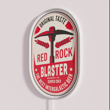 Charger l&#39;image dans la galerie, Bold Neon Red Rock Blaster RGB Color Changing Wall Sign