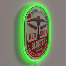 Charger l&#39;image dans la galerie, Glowing Red Rock Blaster RGB neon sign for gaming rooms