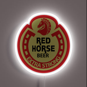 Eye-catching RGB Neon Sign Featuring Redhorse Philippines Beer Logo