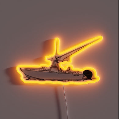 Eye-catching RGB neon sign featuring Regulator 26T branding prominently displayed
