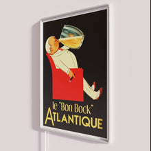 Charger l&#39;image dans la galerie, Vintage French-inspired Le Bon Bock neon beer advertisement wall decor