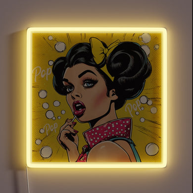 Yellowpop pop art neon signs RGB