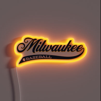 Brighten up your stadium-inspired decor with this nostalgic LED sign