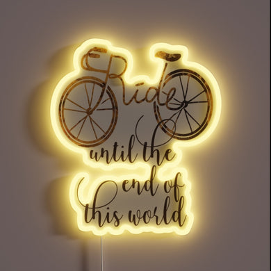 Neon travel companion illuminating your journey to the edge darkness