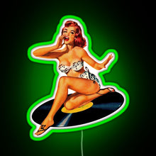 Charger l&#39;image dans la galerie, Rockabilly Goddess RGB neon sign green