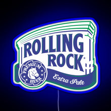 Charger l&#39;image dans la galerie, Rolling Rock RGB neon sign blue
