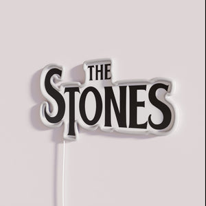 Rock 'n' Roll Iconic Neon Sign Tribute to The Stones vs Beatles