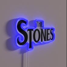 Charger l&#39;image dans la galerie, Rock History Rivalry: Rolling Stones vs The Beatles Neon Sign