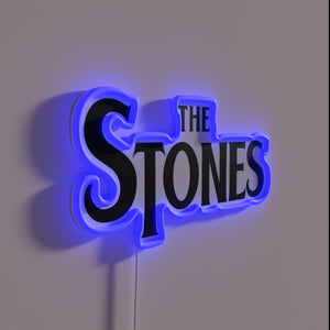 Rock History Rivalry: Rolling Stones vs The Beatles Neon Sign