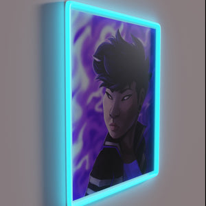 Neon Welcome to Home Sign with Bright Rona LED Lettering