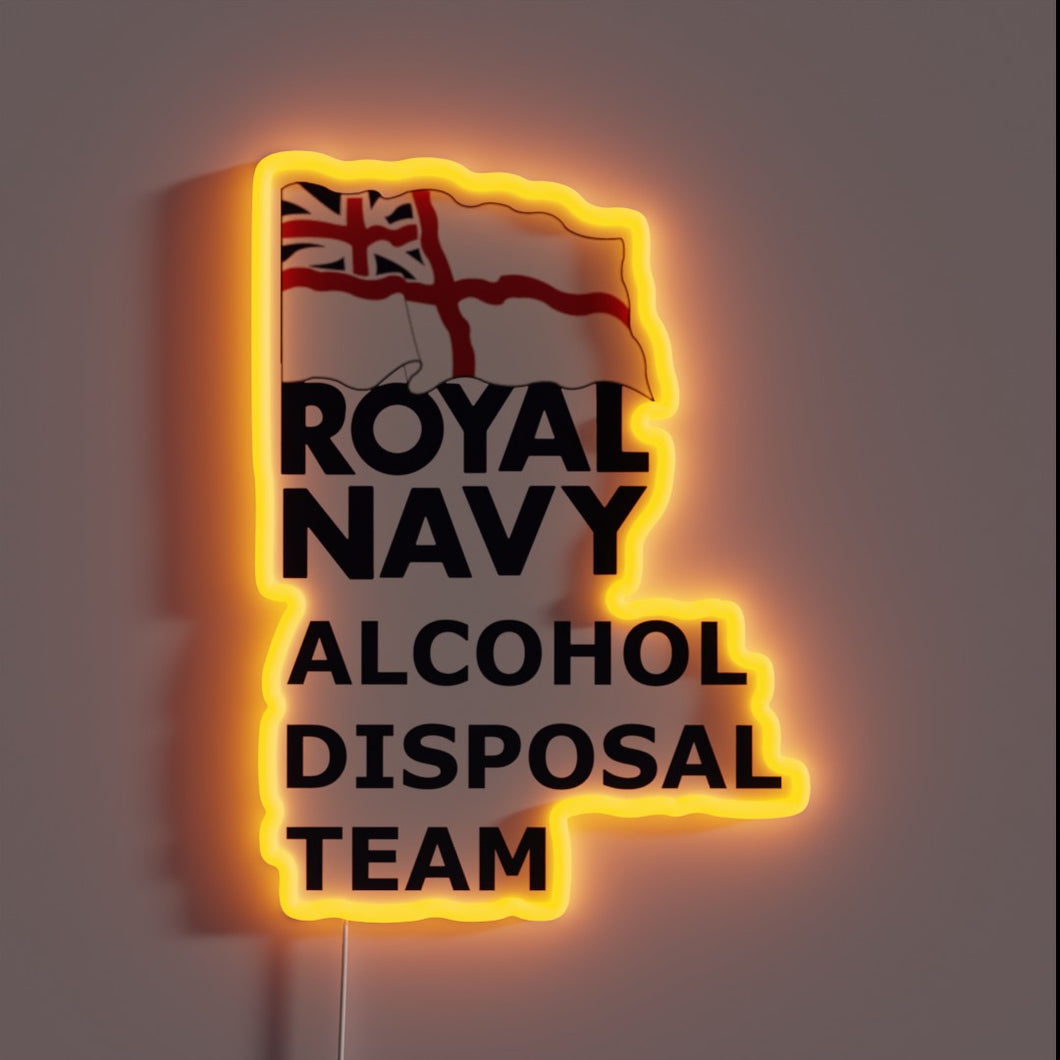 Vintage Royal Navy Air Defence Technology Inspired LED Neon Sign