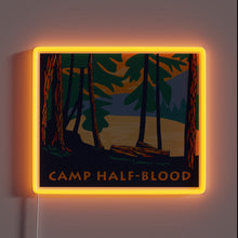 Charger l&#39;image dans la galerie, Mystical camp vibes illuminated with bold, colorful RGB neon lighting