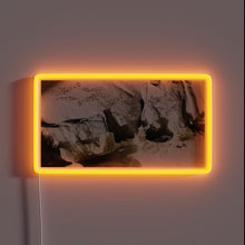 Charger l&#39;image dans la galerie, Soft glow natural fiber woven RGB neon decorative wall lighting.