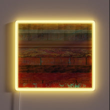 Charger l&#39;image dans la galerie, Add a touch of industrial chic to your walls with this glowing, handmade neon sign featuring customizable color changing options and rustic earthware aesthetic.