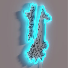 Charger l&#39;image dans la galerie, Whimsical rural cottage charm in vibrant colorful glowing letters