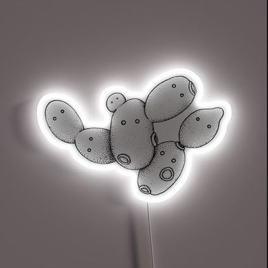 Brewing Microorganism Yeast Lifeforms in Glowing RGB Neon Sign Display