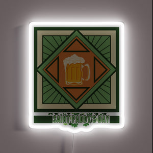 Saint Patrick's Day Cheer Fills This Colorful Neon Sign Mug