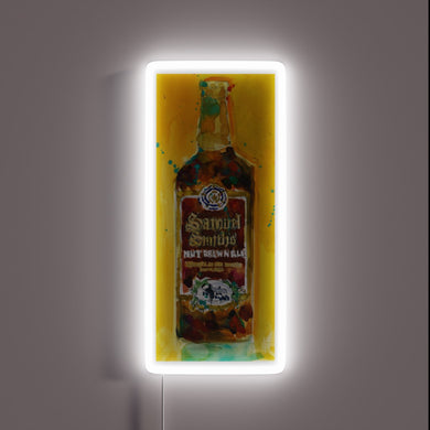 Authentic English brew tradition in vibrant, eye-catching RGB neon display