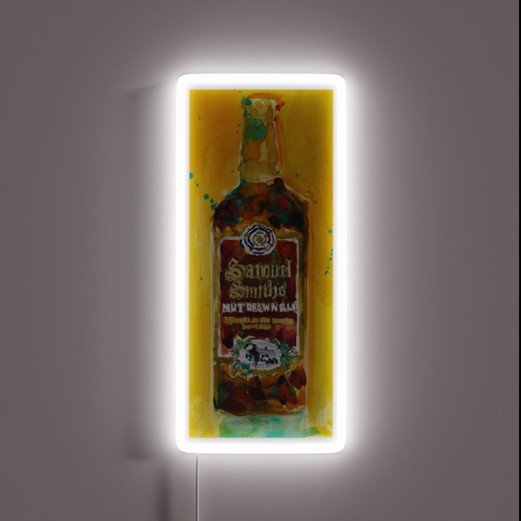 Authentic English brew tradition in vibrant, eye-catching RGB neon display
