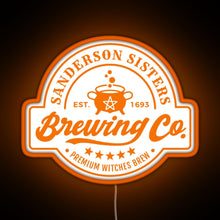 Charger l&#39;image dans la galerie, Sanderson Sisters Brewing Co RGB neon sign orange