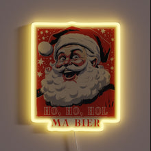 Charger l&#39;image dans la galerie, Ho Ho Ho! Santa&#39;s Thirst Quenched with Color-Changing Neon Sign