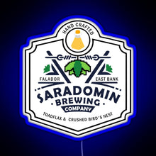 Charger l&#39;image dans la galerie, Saradomin Brewing Company OSRS RGB neon sign blue