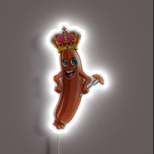 Charger l&#39;image dans la galerie, Vibrant Neon Sign for Oktoberfest Celebrations and German Food Enthusiasts.