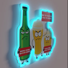 Charger l&#39;image dans la galerie, Water Conservation Made Easy with This Beer-Themed Neon Sign