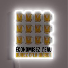 Charger l&#39;image dans la galerie, Colorful LED Sign Encourages Water Conservation through Craft Beer Enthusiasm
