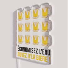 Charger l&#39;image dans la galerie, Save Water Drink Beer Fun Home Decor Neon Sign Accent