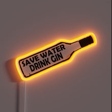 Charger l&#39;image dans la galerie, Eye-catching RGB Neon Sign Promoting Water Conservation through Unique Message