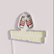 Charger l&#39;image dans la galerie, RGB Neon Sign with Quirky Humorous Design Concept Spilt Beer