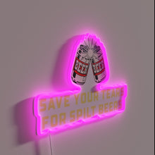 Charger l&#39;image dans la galerie, Add a touch of humor with our spilt beers sign.