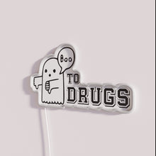 Charger l&#39;image dans la galerie, Add Vibrant Neon Decor with Anti Drug RGB Wall Sign
