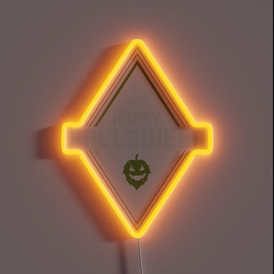 Spooky Bar Decor: RGB Neon Sign for Beer Enthusiasts.