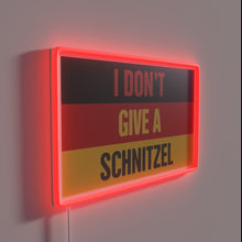Charger l&#39;image dans la galerie, Neon Oktoberfest Sign with a Humorous Take on Schnitzel Delights