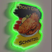 Charger l&#39;image dans la galerie, Add retro Austrian vibes with this vibrant RGB schnitzel sign.