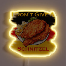 Charger l&#39;image dans la galerie, Vibrant Neon Sign Displaying Color-Changing Schnitzel Logo Design