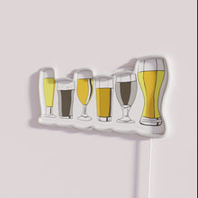 Charger l&#39;image dans la galerie, RGB Neon Beer Sign with Customizable Colorful Alphabet Letters Options