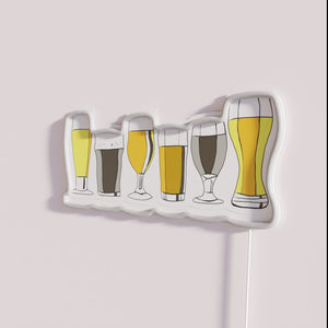 RGB Neon Beer Sign with Customizable Colorful Alphabet Letters Options