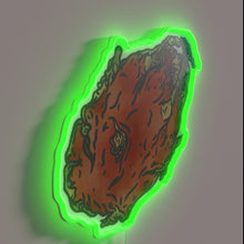 Charger l&#39;image dans la galerie, Glowing semi-realistic dragonfruit art in vibrant RGB neon lighting
