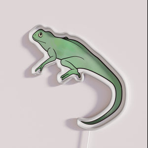 Semi-Realistic Lizard Wall Neon Sign with RGB Color Changing Lights