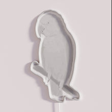 Charger l&#39;image dans la galerie, Vibrant hand-painted semi realistic parakeet RGB neon light decoration artwork