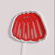 Charger l&#39;image dans la galerie, Vibrant semi-realistic red jellyfish themed LED neon bar sign lighting.